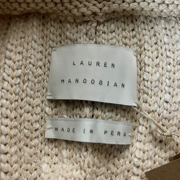 Lauren Manoogian Knit Weave Pants - Crudo/Ivory - Picture 3 of 4